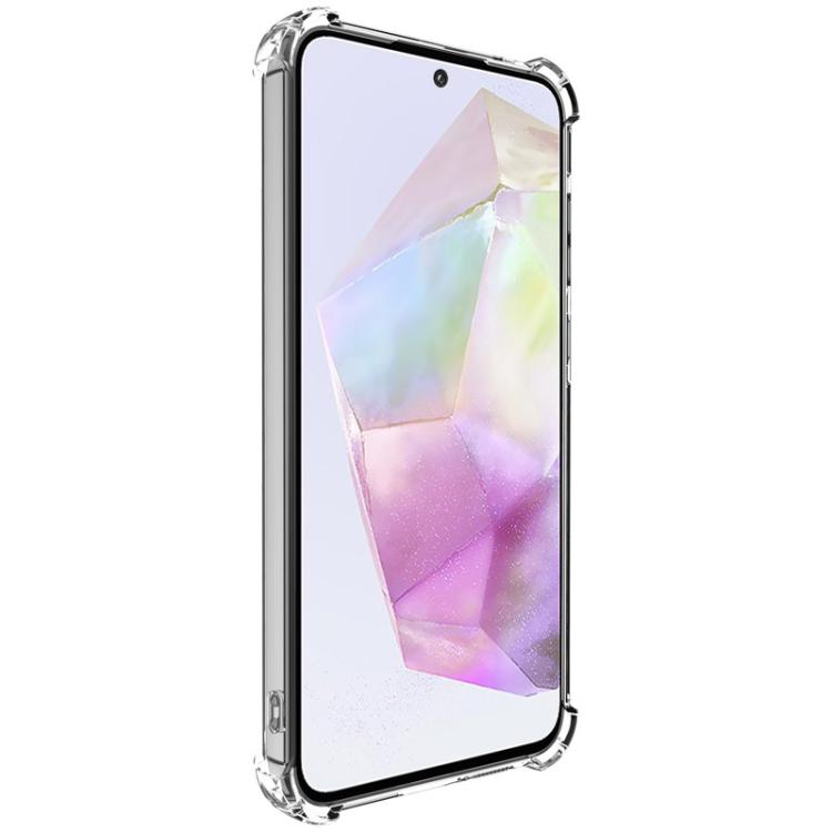 For Samsung Galaxy A55 5G IMAK UX-4 Series Four-corner Shockproof Phone Case - Transparent