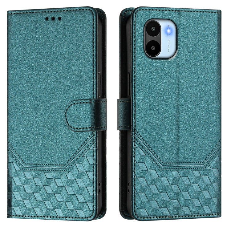 For Redmi A1 4G / A2 4G Honeycomb Embossing RFID Leather Phone Case