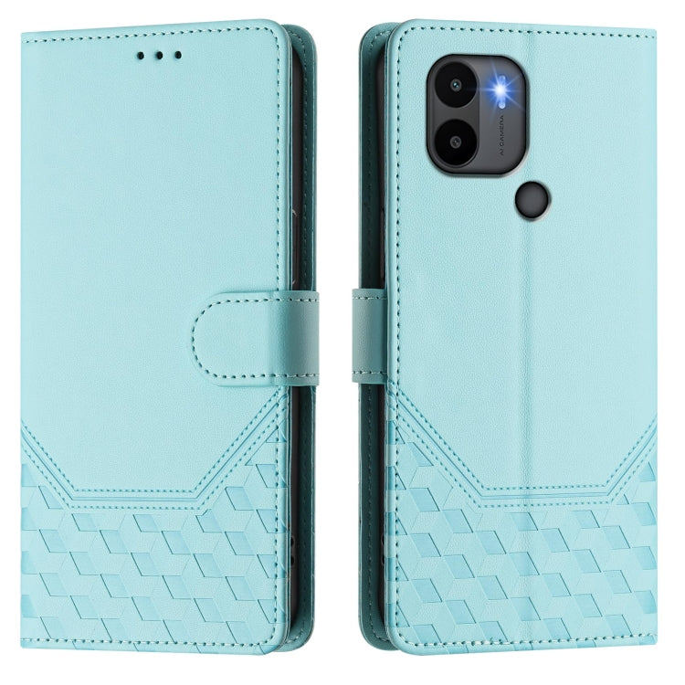For Redmi A1+ / A2+ Honeycomb Embossing RFID Leather Phone Case