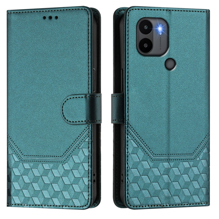For Redmi A1+ / A2+ Honeycomb Embossing RFID Leather Phone Case