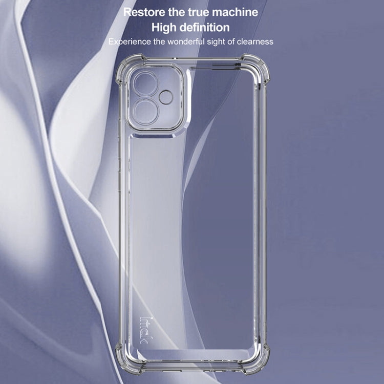 For Samsung Galaxy M04 4G IMAK UX-4 Series Four-corner Shockproof Phone Case - Transparent