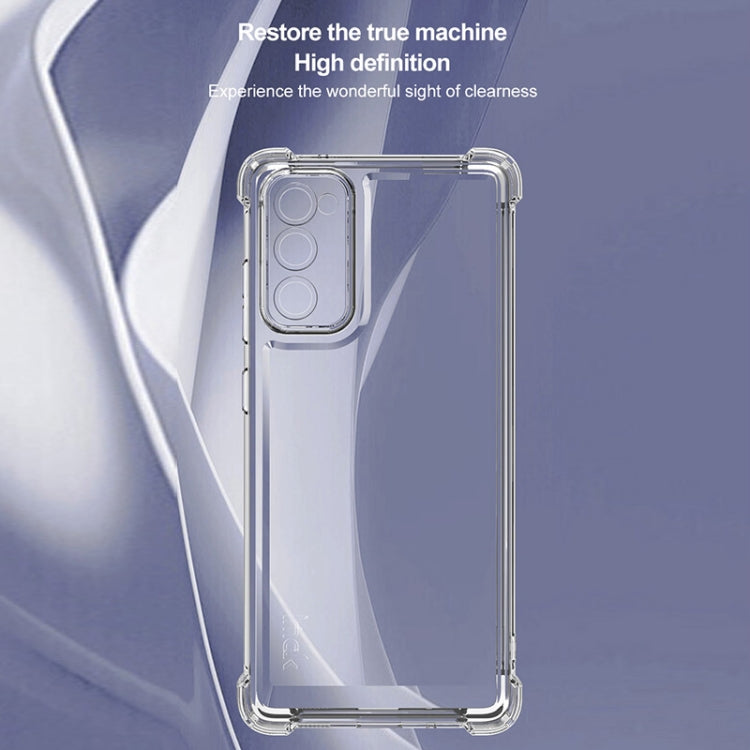 For Samsung Galaxy S20 FE 5G IMAK UX-4 Series Four-corner Shockproof Phone Case - Transparent