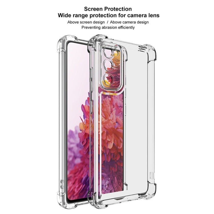 For Samsung Galaxy S20 FE 5G IMAK UX-4 Series Four-corner Shockproof Phone Case - Transparent