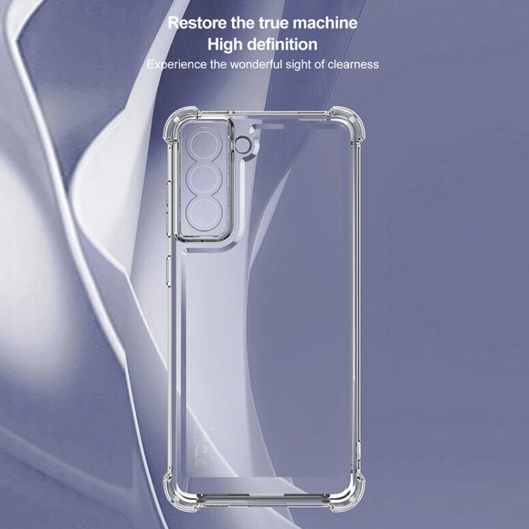 For Samsung Galaxy S21 5G IMAK UX-4 Series Four-corner Shockproof Phone Case - Transparent