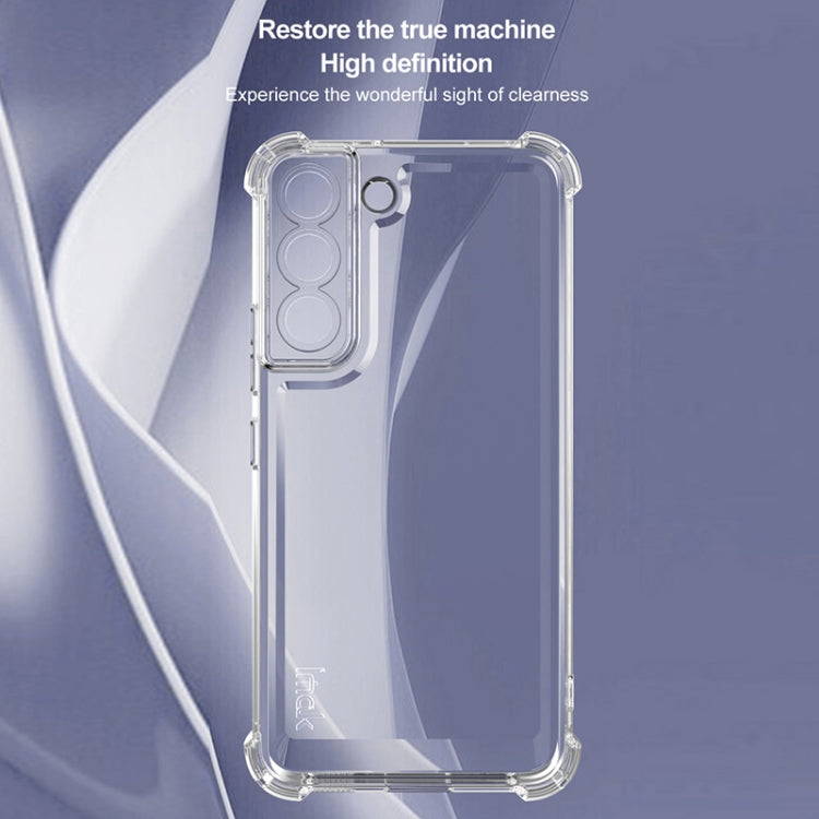 For Samsung Galaxy S22+ 5G IMAK UX-4 Series Four-corner Shockproof Phone Case - Transparent