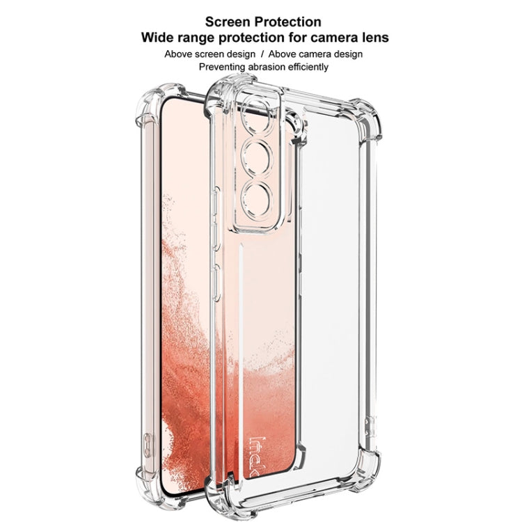 For Samsung Galaxy S22+ 5G IMAK UX-4 Series Four-corner Shockproof Phone Case - Transparent