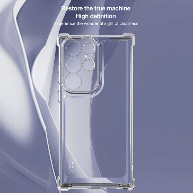 For Samsung Galaxy S23 Ultra 5G IMAK UX-4 Series Four-corner Shockproof Phone Case - Transparent