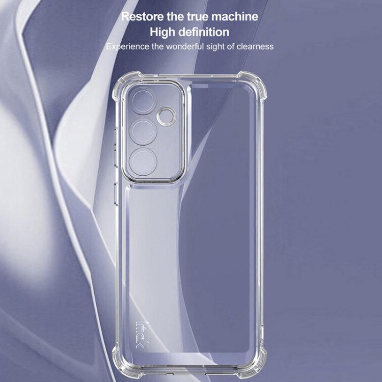 For Samsung Galaxy S23 FE 5G IMAK UX-4 Series Four-corner Shockproof Phone Case - Transparent