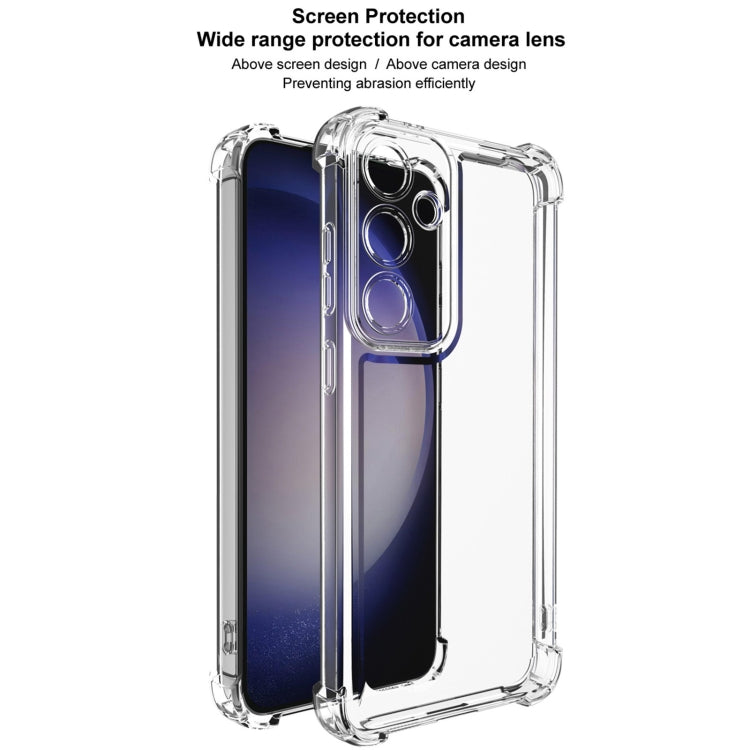 For Samsung Galaxy S24+ 5G IMAK UX-4 Series Four-corner Shockproof Phone Case - Transparent