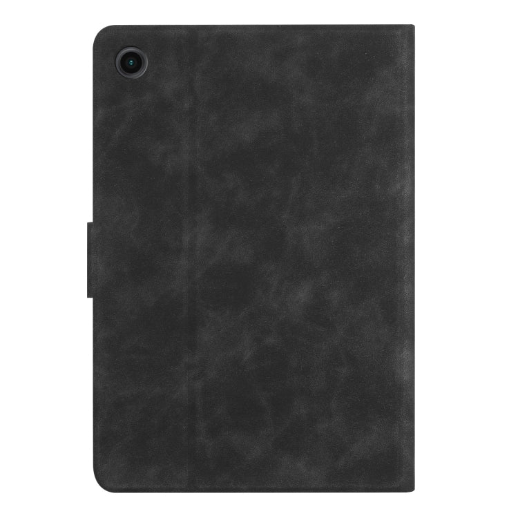 For Samsung Galaxy Tab A11 / A9 Embossed Couple Cat Smart Tablet Leather Case