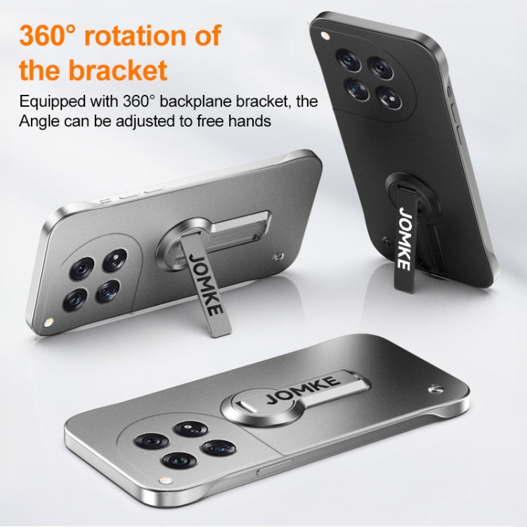 For OnePlus 12 Baking Varnish 360 Rotate Holder No Frame PC Phone Case