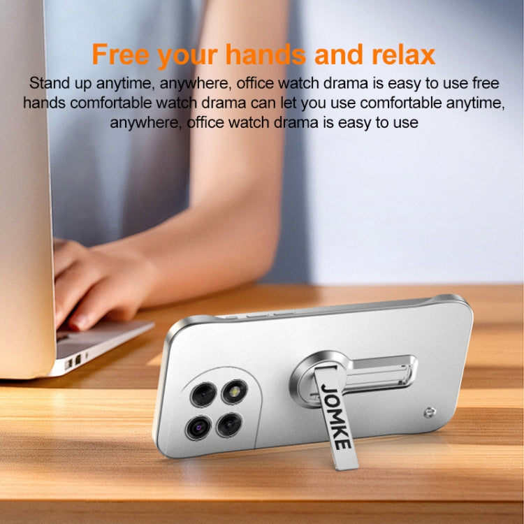 For OnePlus Ace 2 Pro Baking Varnish 360 Rotate Holder No Frame PC Phone Case
