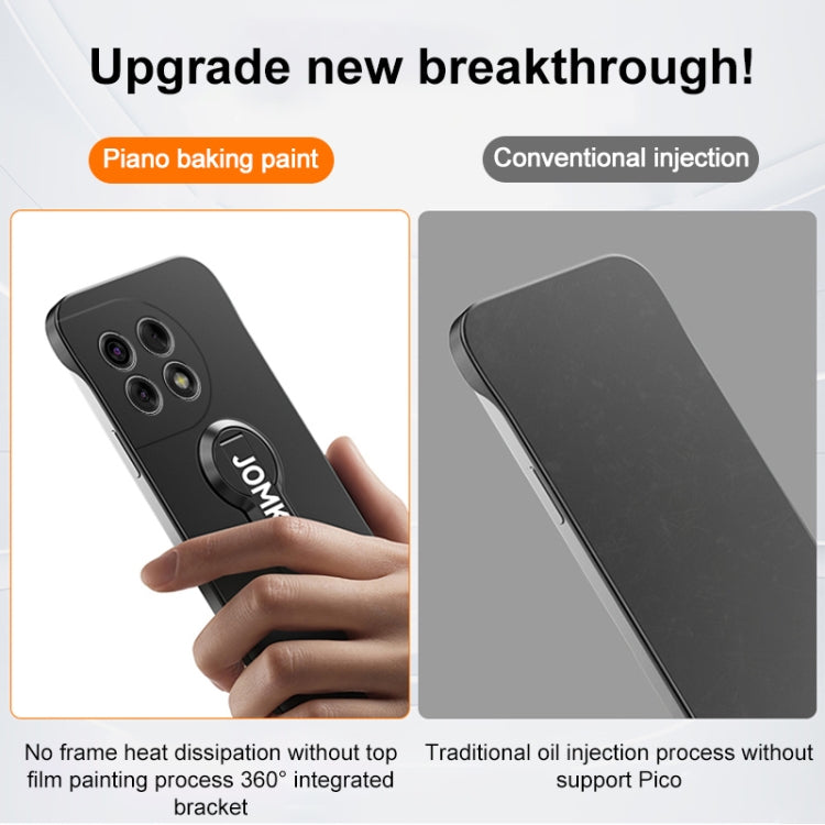 For OnePlus Ace 2 Pro Baking Varnish 360 Rotate Holder No Frame PC Phone Case