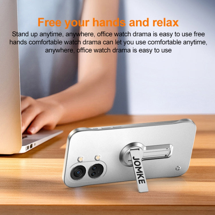 For OnePlus Ace 2V Baking Varnish 360 Rotate Holder No Frame PC Phone Case