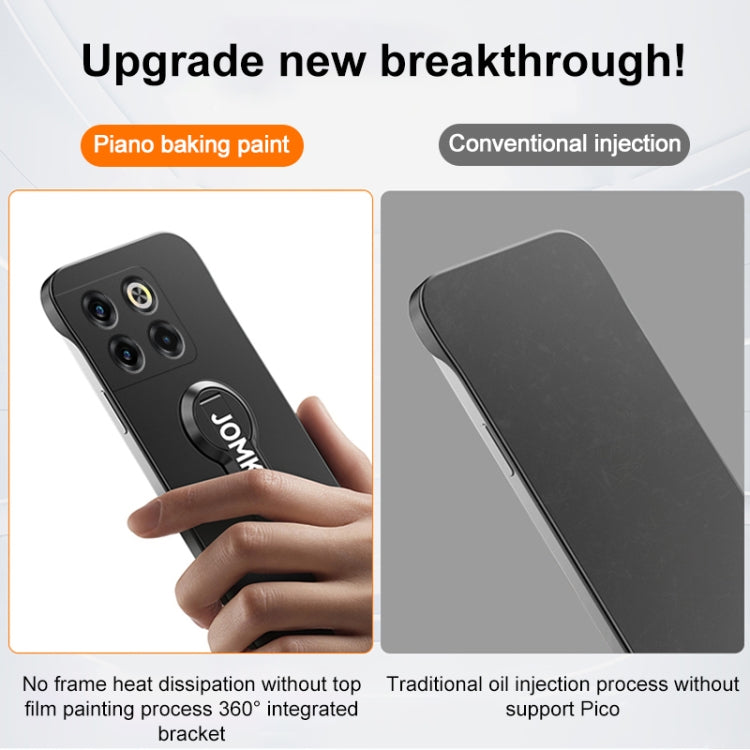 For OnePlus Ace Pro Baking Varnish 360 Rotate Holder No Frame PC Phone Case