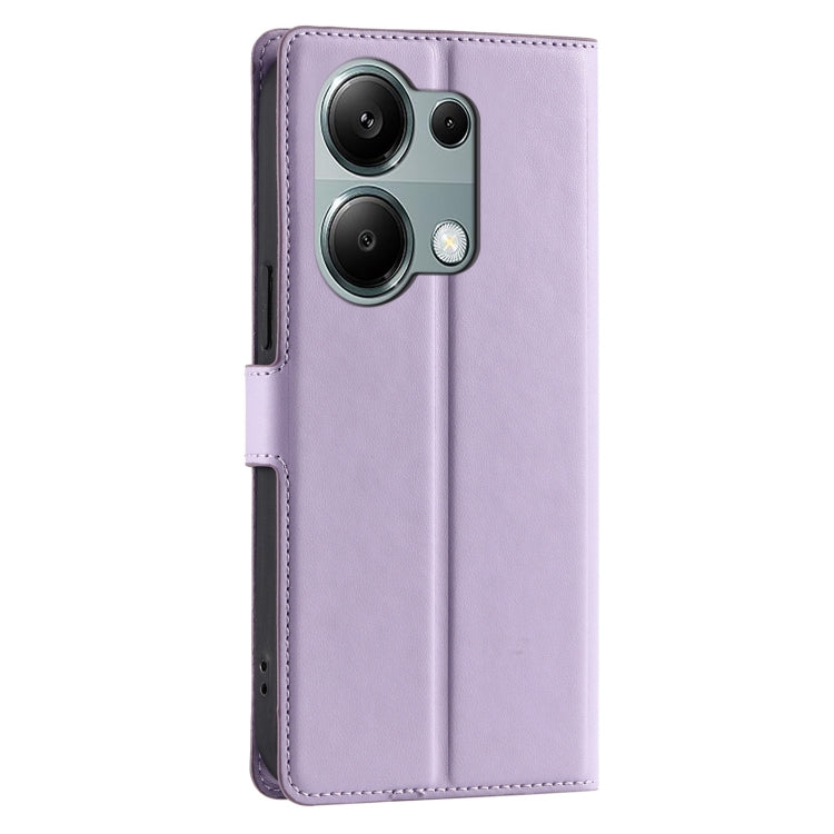 For Xiaomi Poco M6 Pro 4G Voltage Ultra-thin Dot Leather Phone Case