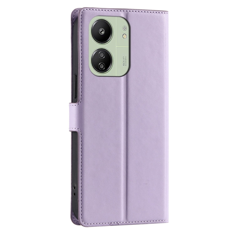 For Xiaomi Poco M6 5G / C65 Global Voltage Ultra-thin Dot Leather Phone Case