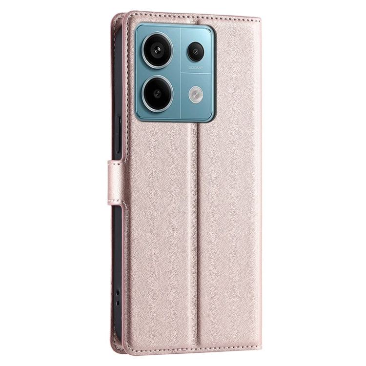 For Xiaomi Poco X6 Pro 5G Global Voltage Ultra-thin Dot Leather Phone Case