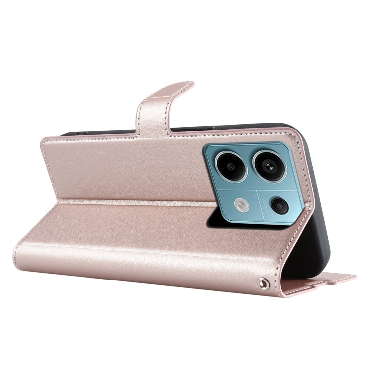 For Xiaomi Poco X6 Pro 5G Global Voltage Ultra-thin Dot Leather Phone Case