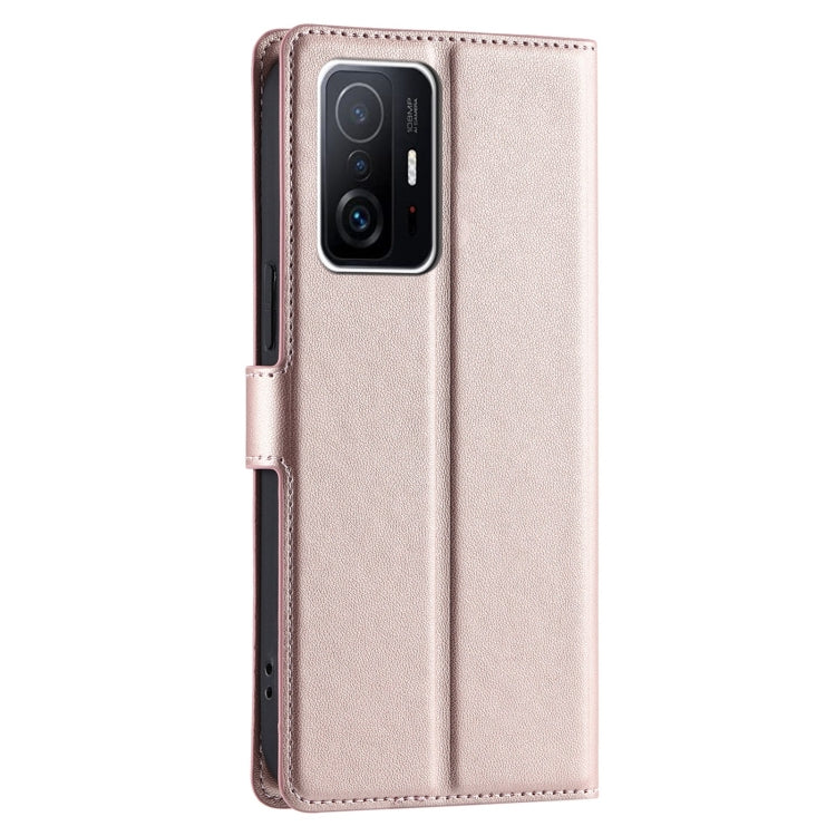 For Xiaomi Mi 11T / 11T Pro Voltage Ultra-thin Dot Leather Phone Case