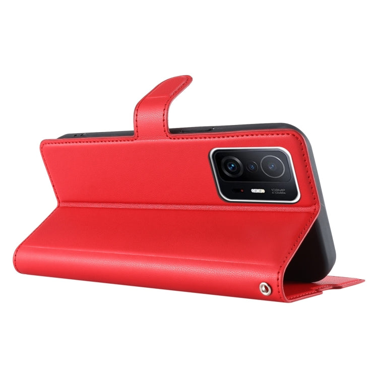 For Xiaomi Mi 11T / 11T Pro Voltage Ultra-thin Dot Leather Phone Case
