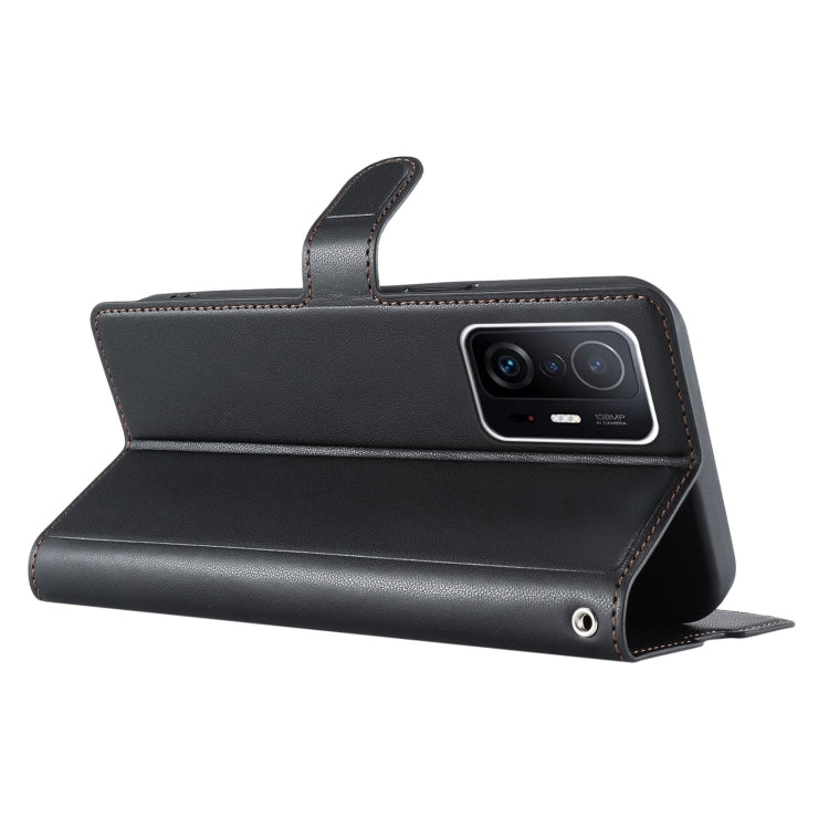 For Xiaomi Mi 11T / 11T Pro Voltage Ultra-thin Dot Leather Phone Case