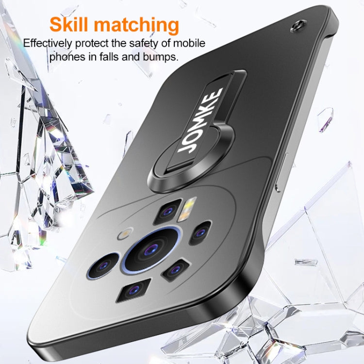 For Xiaomi 12S Ultra Baking Varnish 360 Rotate Holder No Frame PC Phone Case