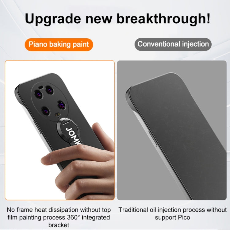 For Xiaomi 13 Ultra Baking Varnish 360 Rotate Holder No Frame PC Phone Case