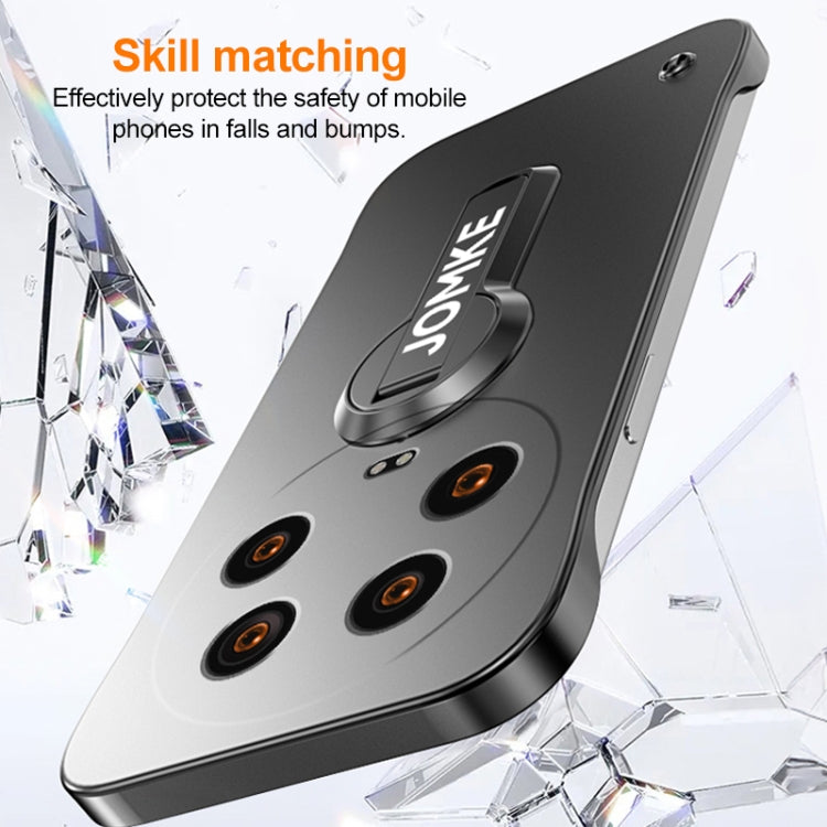 For Xiaomi 14 Ultra Baking Varnish 360 Rotate Holder No Frame PC Phone Case