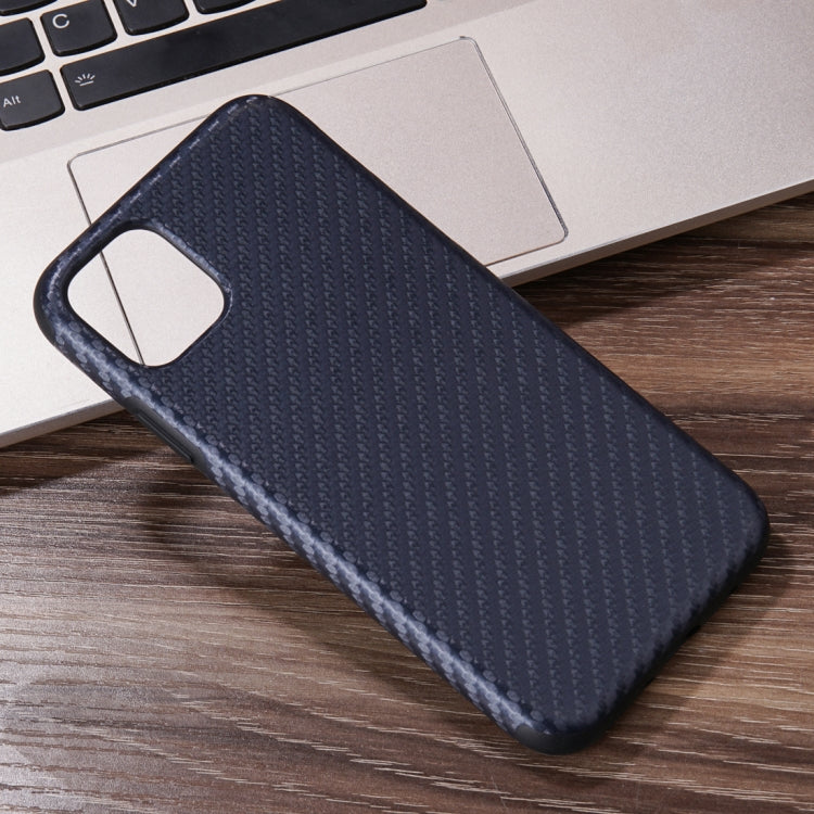 For iPhone 12 mini Carbon Fiber Texture TPU Protective Case