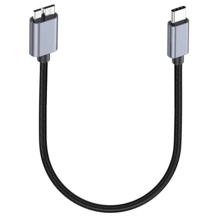 10Gbps USB-C / Type-C 3.1 to Micro B Mobile Hard Disk Adapter Cable, Length:0.5m