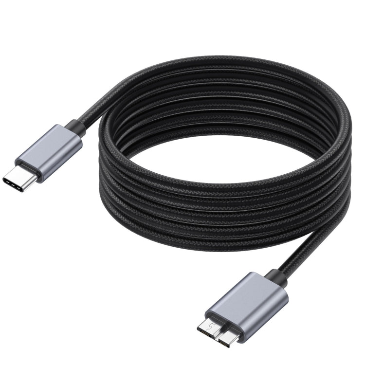 10Gbps USB-C / Type-C 3.1 to Micro B Mobile Hard Disk Adapter Cable, Length:1.8m