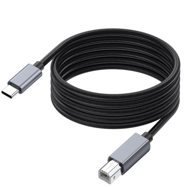 USB-C / Type-C to USB-B BM Printer MIDI Keyboard Adapter Cable, Length:1.8m