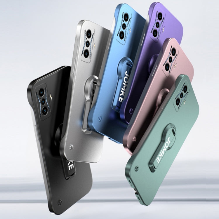 For Redmi K50 Gaming Baking Varnish 360 Rotate Holder No Frame PC Phone Case