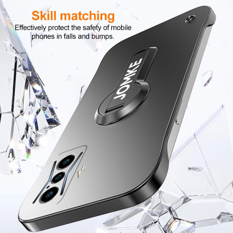 For Redmi K50 Gaming Baking Varnish 360 Rotate Holder No Frame PC Phone Case