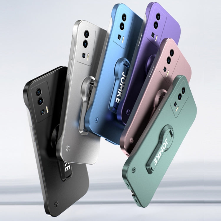 For Redmi K60 Pro Baking Varnish 360 Rotate Holder No Frame PC Phone Case