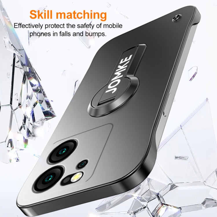 For Redmi K60 Ultra Baking Varnish 360 Rotate Holder No Frame PC Phone Case
