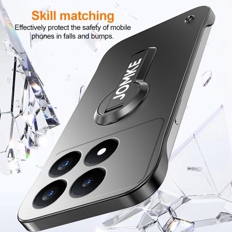 For Redmi K70E Baking Varnish 360 Rotate Holder No Frame PC Phone Case