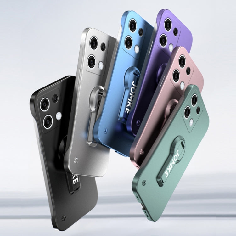 For Redmi Note 13 Pro Baking Varnish 360 Rotate Holder No Frame PC Phone Case