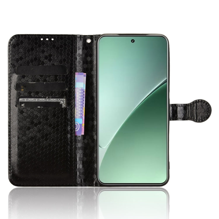For Xiaomi 15 Pro Honeycomb Dot Texture Leather Phone Case