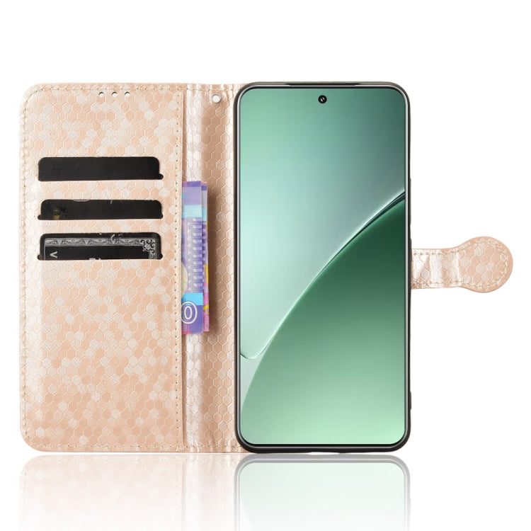For Xiaomi 15 Honeycomb Dot Texture Leather Phone Case