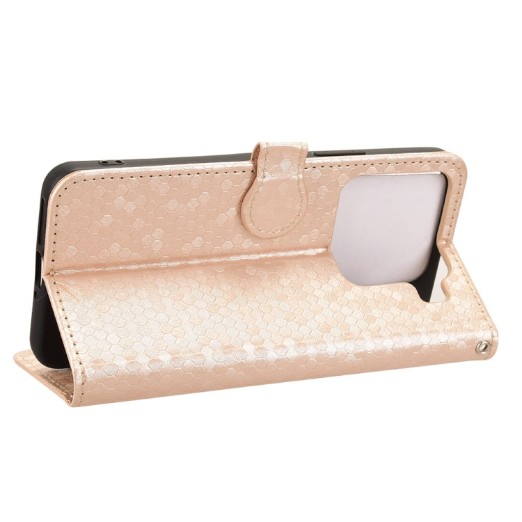 For Xiaomi 15 Honeycomb Dot Texture Leather Phone Case