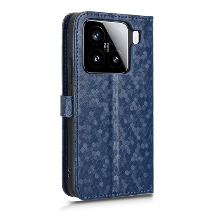 For Xiaomi 15 Honeycomb Dot Texture Leather Phone Case