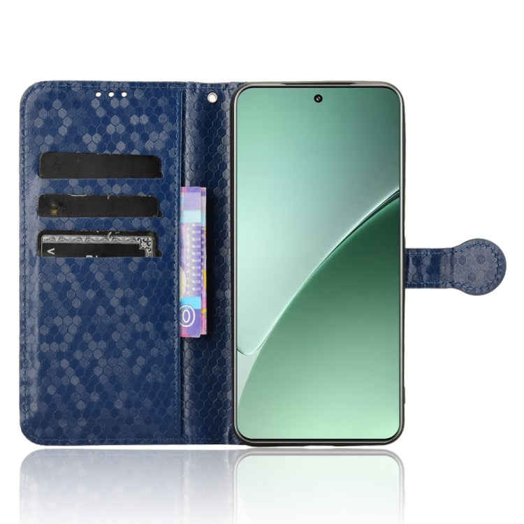 For Xiaomi 15 Honeycomb Dot Texture Leather Phone Case