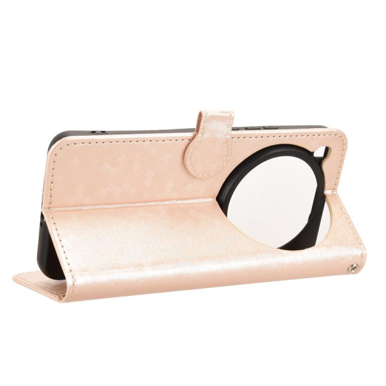 For Xiaomi 15 Ultra Honeycomb Dot Texture Leather Phone Case