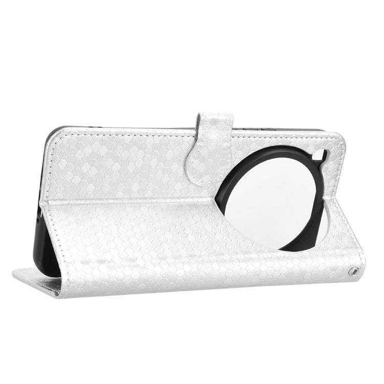 For Xiaomi 15 Ultra Honeycomb Dot Texture Leather Phone Case