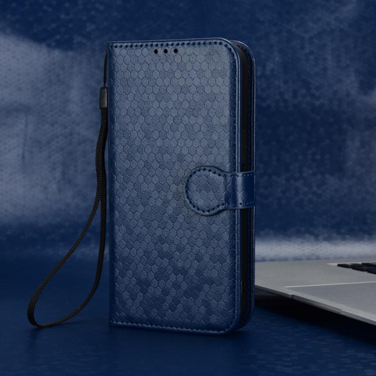 For Xiaomi 17 Ultra Honeycomb Dot Texture Leather Phone Case