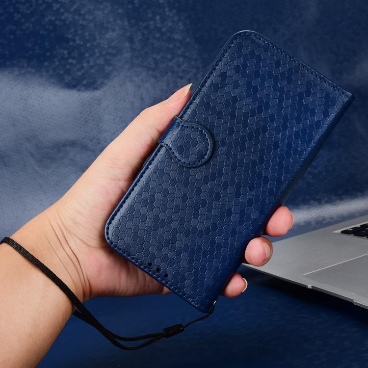 For Xiaomi 17 Ultra Honeycomb Dot Texture Leather Phone Case