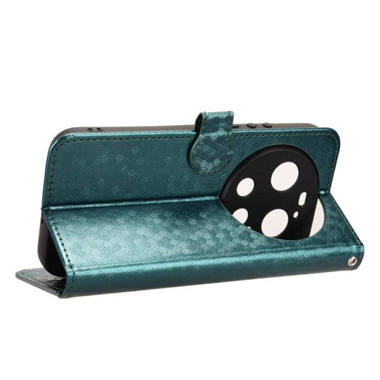 For Xiaomi 17 Ultra Honeycomb Dot Texture Leather Phone Case