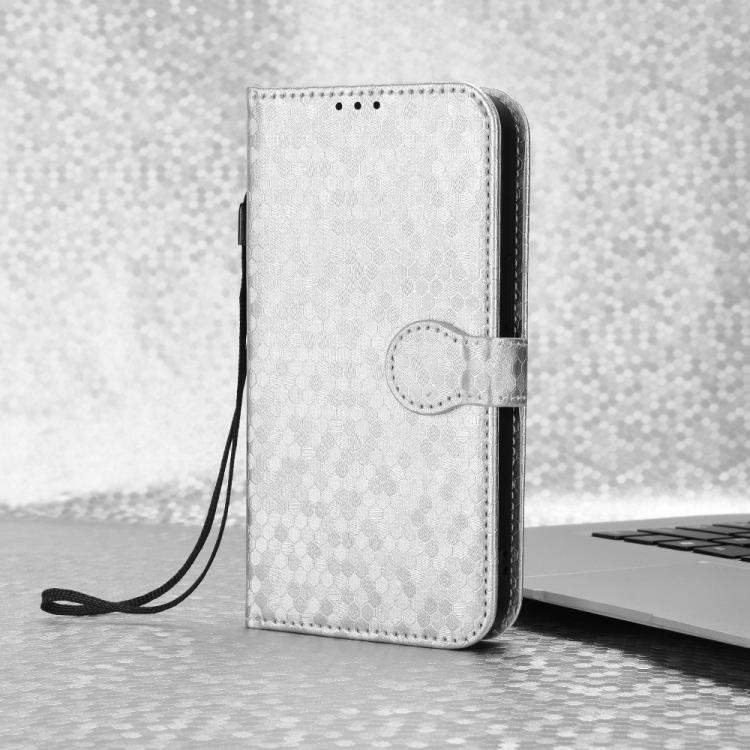 For Xiaomi 17 Ultra Honeycomb Dot Texture Leather Phone Case